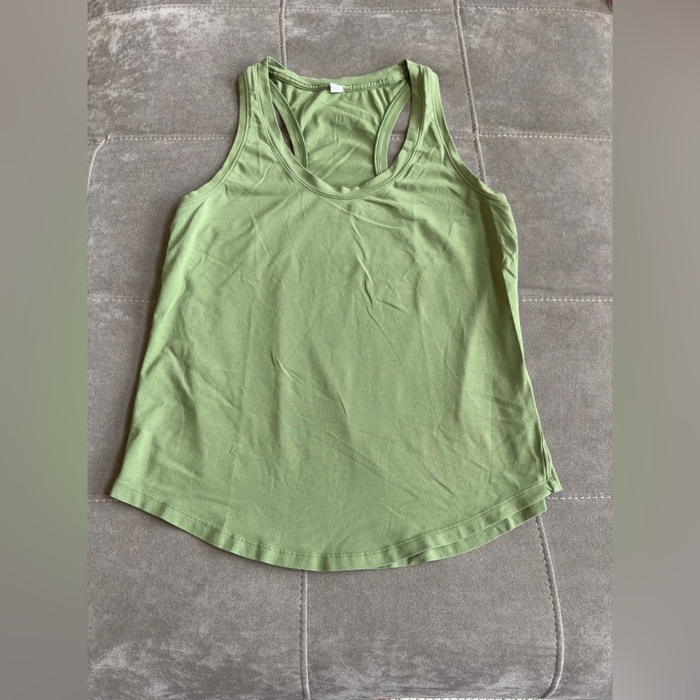 lululemon athletica Olive Green Tank Top